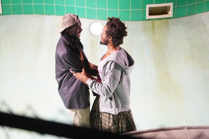 Oghenero Gbaje (left) and Essence Lotus in "Bowl EP."